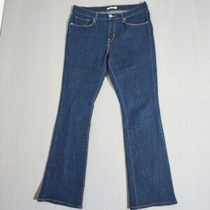 Levi's jeans women's size 12M W31/L32 indigo blue Classic Bootcut high rise